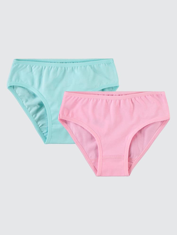 Civil Girls Basic 2-10 Yaş 2'li Külot Set - Pembe