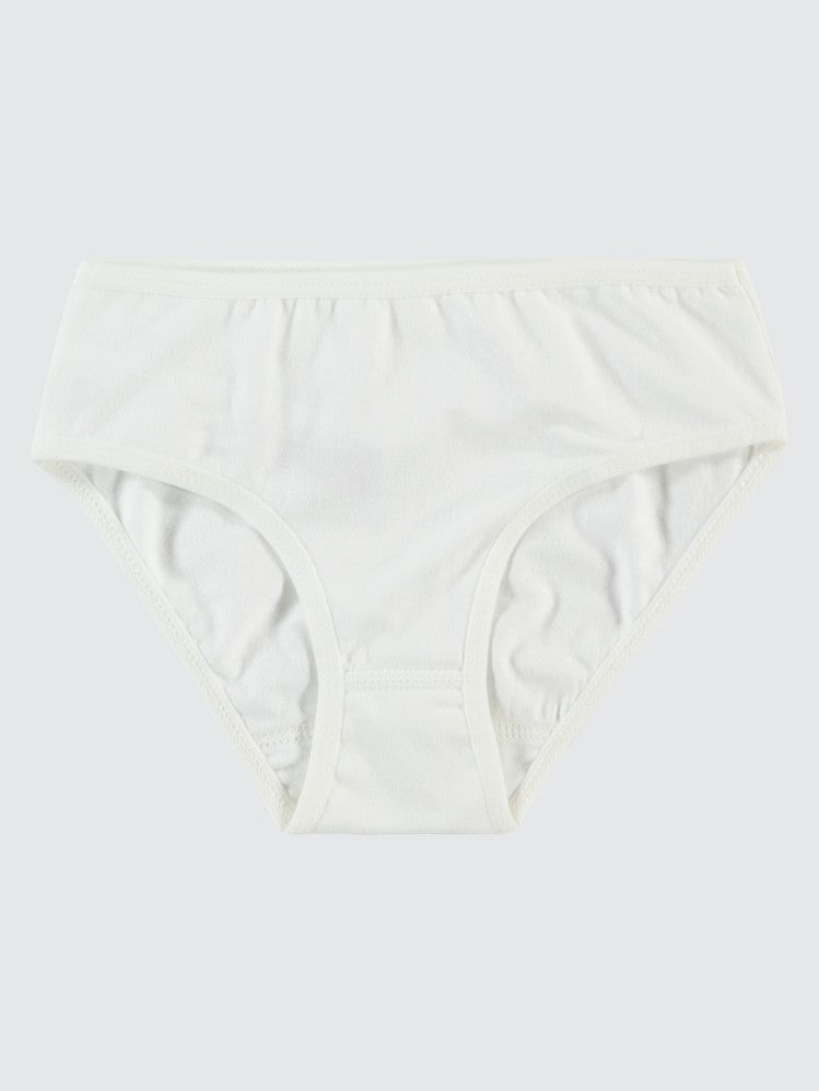 Civil Girls Basic 2-10 Yaş 2'li Külot Set - Ekru