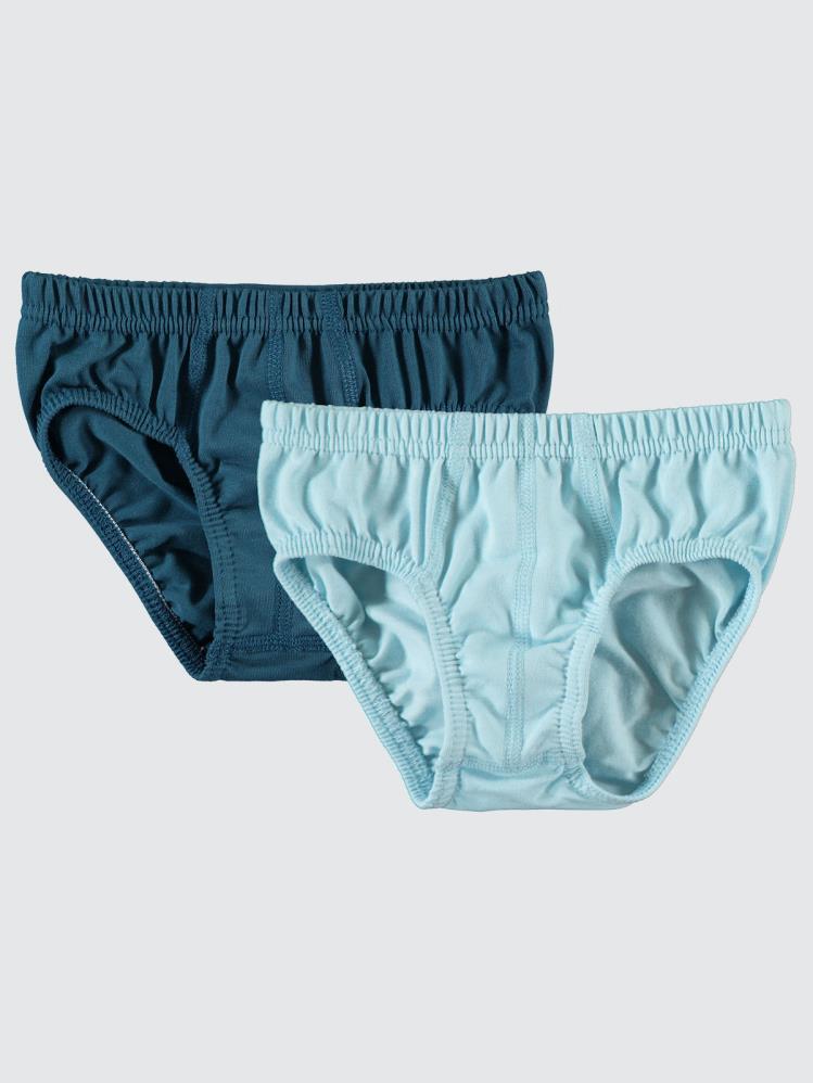 Civil Boys Basic 2-10 Yaş 2'li Külot Set - Mavi