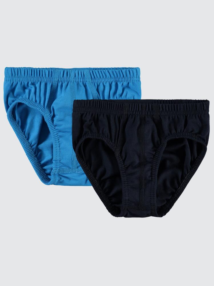 Civil Boys Basic 2-10 Yaş 2'li Külot Set - Mavi