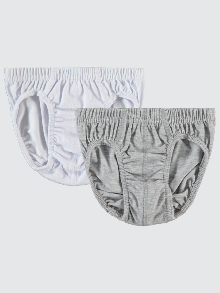 Civil Boys Basic 2-10 Yaş 2'li Külot Set - Gri