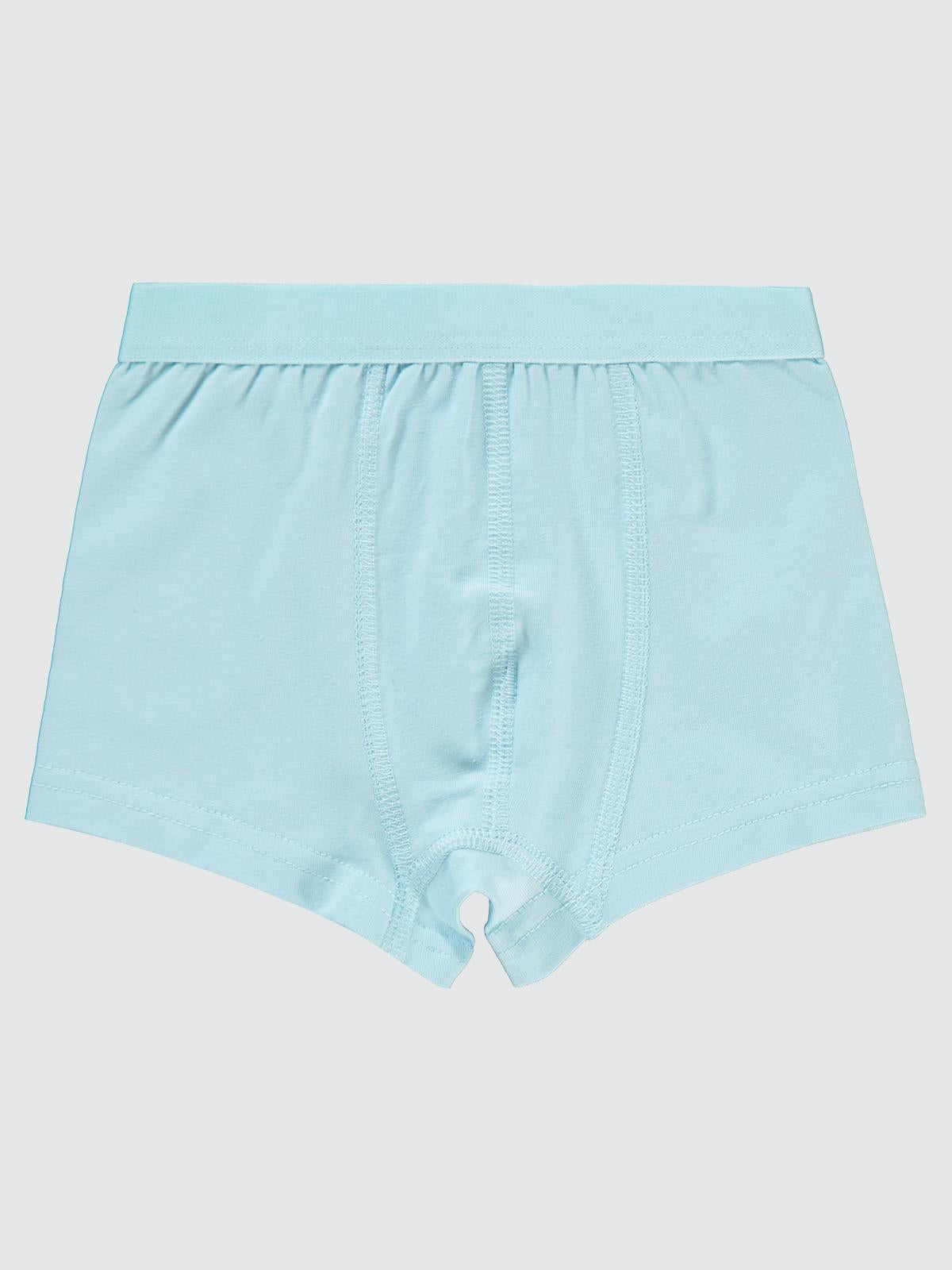 Civil Erkek Çocuk Basic 2'li Boxer Set | Likralı Süprem | Okul Kreş ve Günlük Kullanım - Mavi