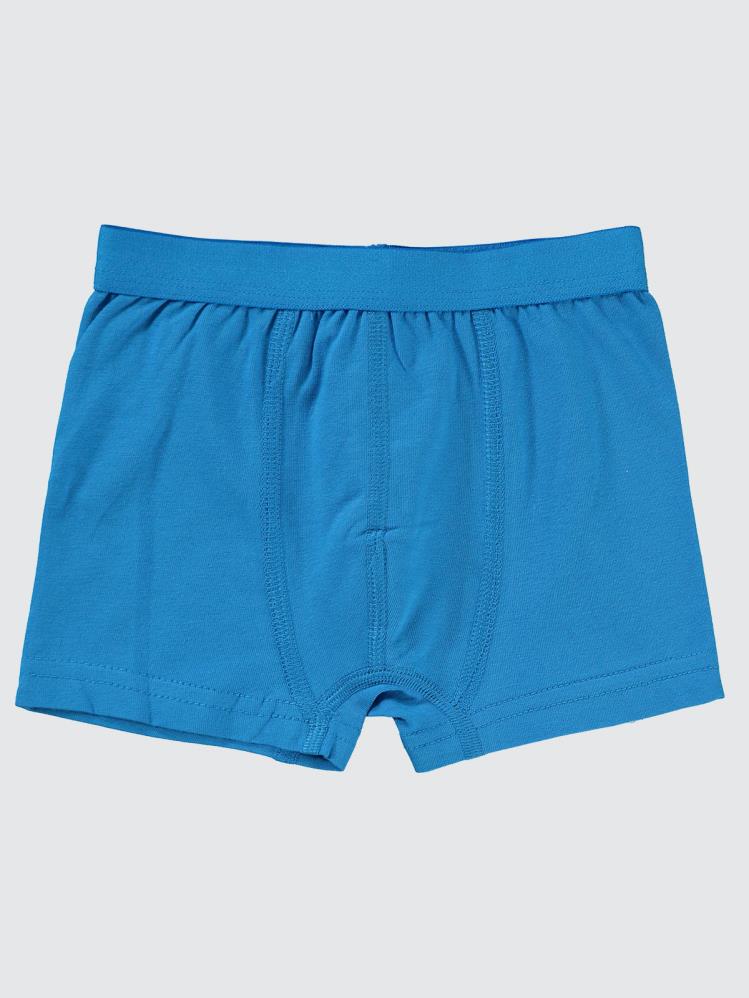 Civil Boys Basic 2-10 Yaş 2'li Boxer Set - Mavi