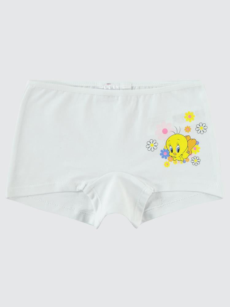 Tweety Kız Çocuk 2'li Boxer Set 2-10 Yaş - Mavi