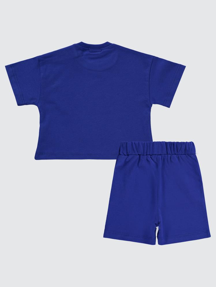 Civil Baby Hawaii Baskılı 6-18 Ay Takım - Mavi