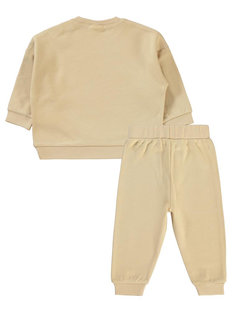 Civil Baby Bebek Ayılar Baskılı 6-18 Ay Takım - Kahverengi
