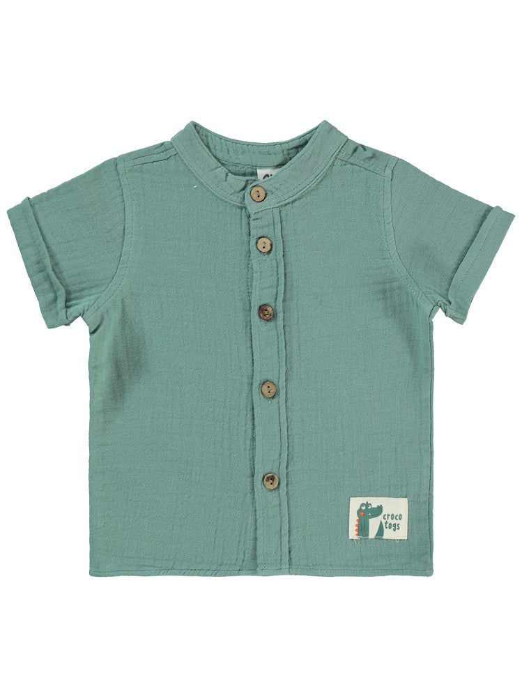 Civil Baby Basic 6-18 Ay Gömlek - Yeşil