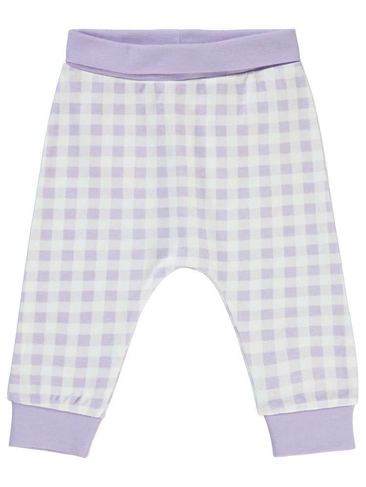 Civil Baby Ekoseli Empirme 6-18 Ay Tek Alt Bebe - Lila