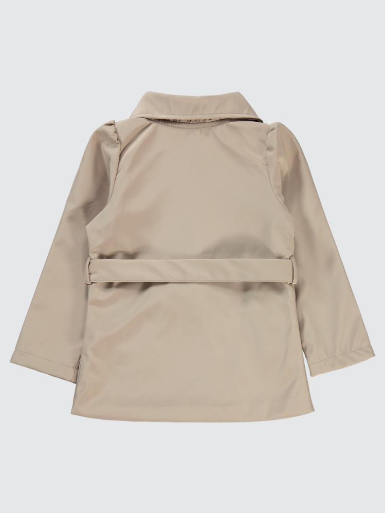 Civil Girls Trençkot 6-9 Yaş Ceket - Bej
