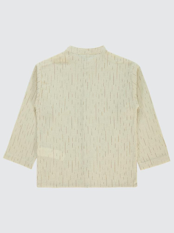 Civil Boys Çizgili Bohem 6-9 Yaş Gömlek - Kahverengi