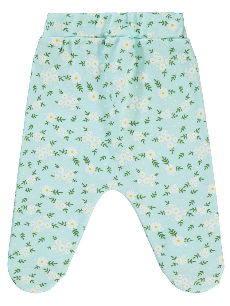 Civil Baby Papatya Empirme Patikli 1-6 Ay Tek Alt Bebe - Yeşil