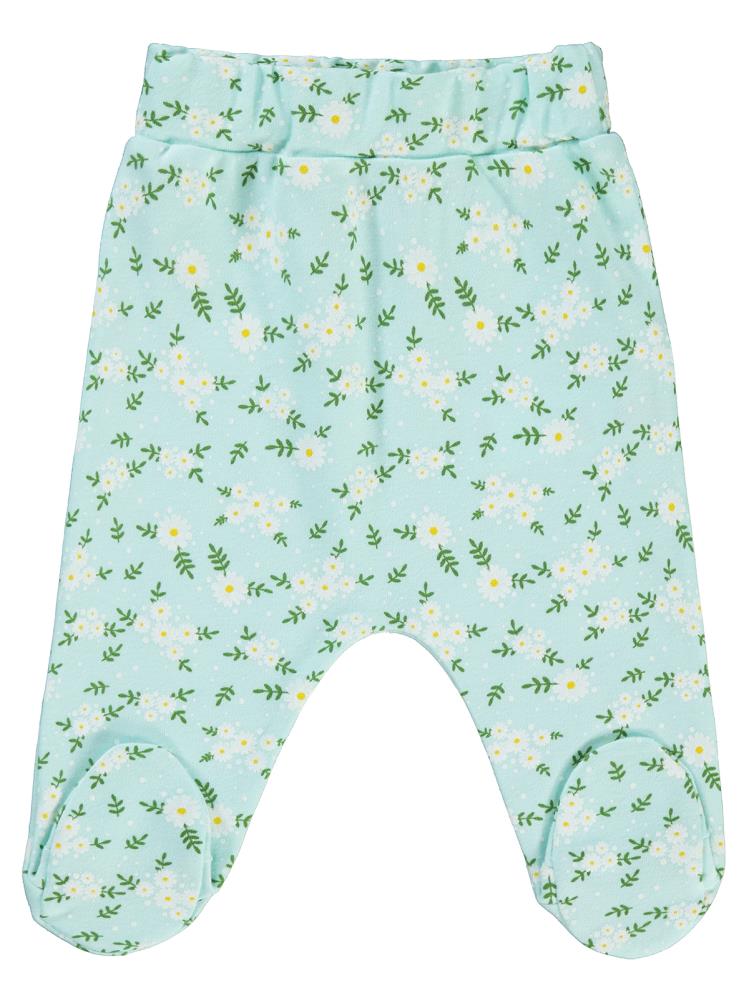 Civil Baby Papatya Empirme Patikli 1-6 Ay Tek Alt Bebe - Yeşil