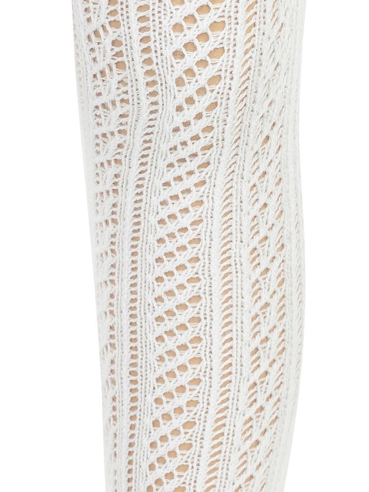 Civil Girls Fileli 3-11 Yaş Külotlu Çorap - Ekru