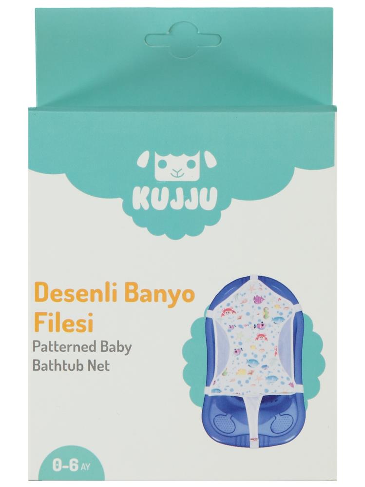 Kujju Desenli Havlu Banyo Filesi