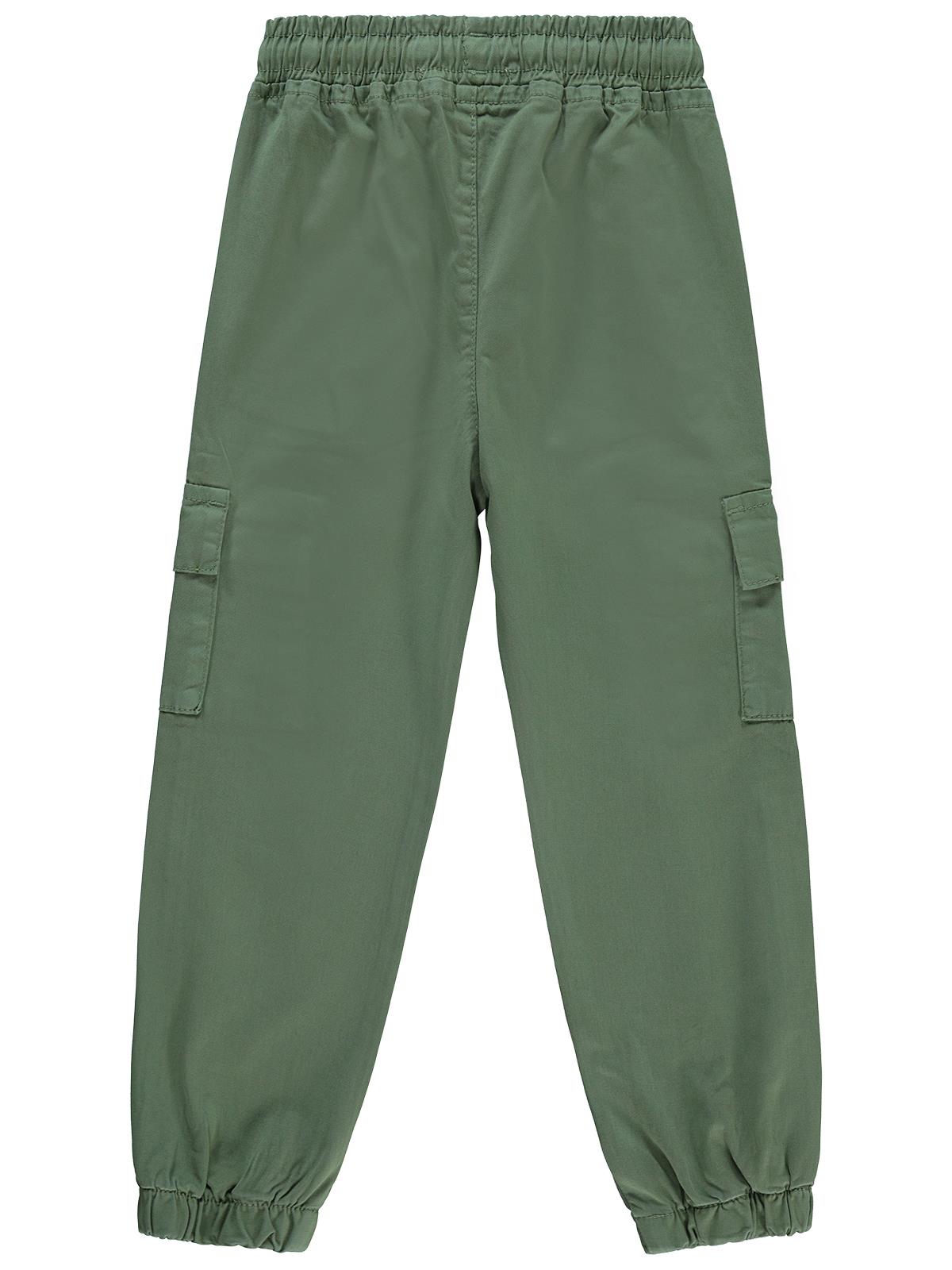 Civil Girls Paçası Lastikli 10-13 Yaş Pantolon - Haki