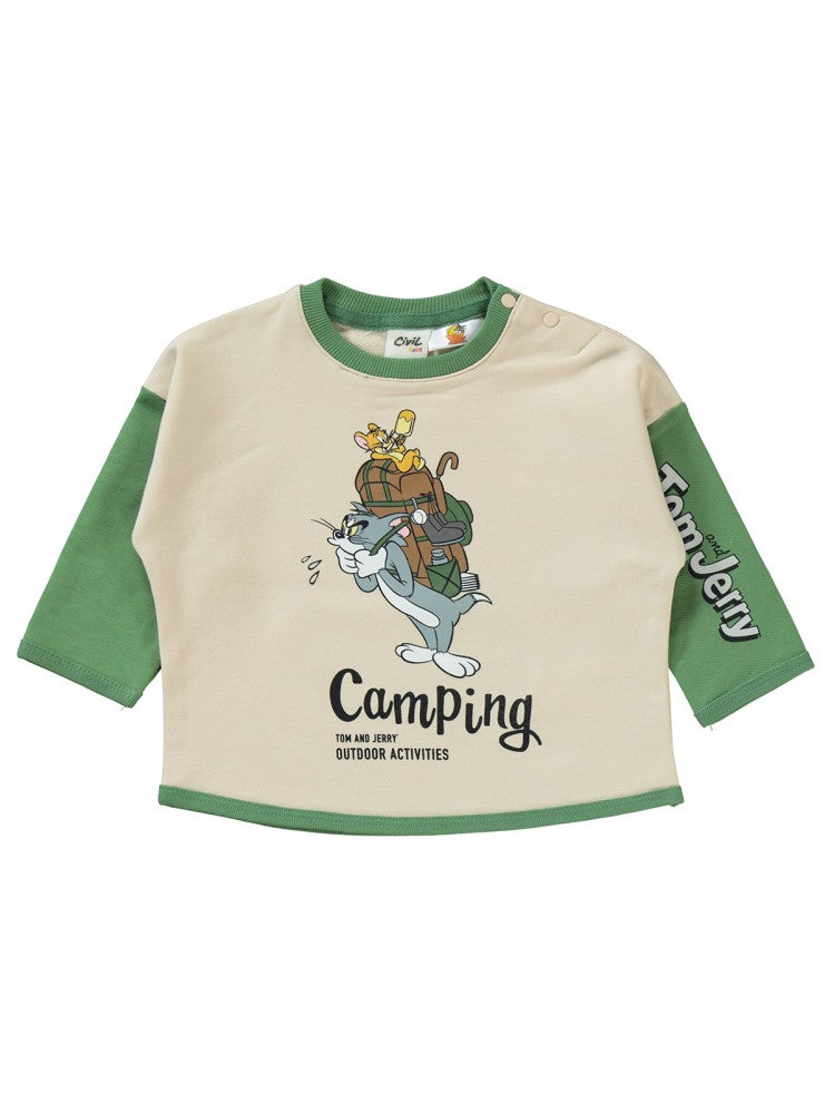 Civil Baby Tom ve Jerry 2'Li 6-18 Ay Takım - Yeşil