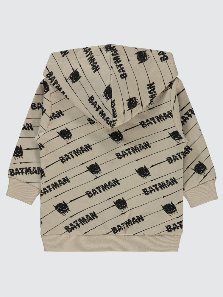 Civil Baby Batman 6-18 Ay Hırka - Bej