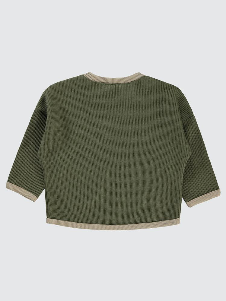 Civil Baby Hello Dinazor 6-18 Ay Sweatshirt - Haki