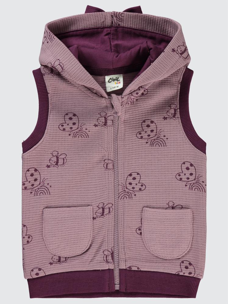 Civil Baby Bahar 6-18 Ay Yelek - Lila