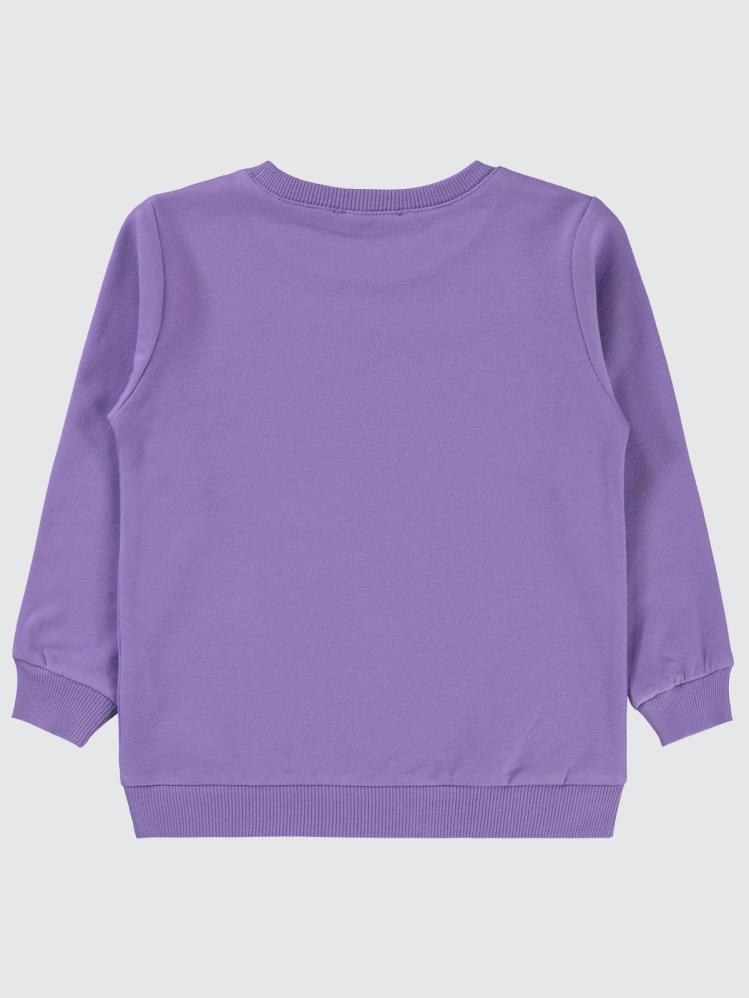 Civil Girls Basic 2-5 Yaş Sweatshirt - Lila