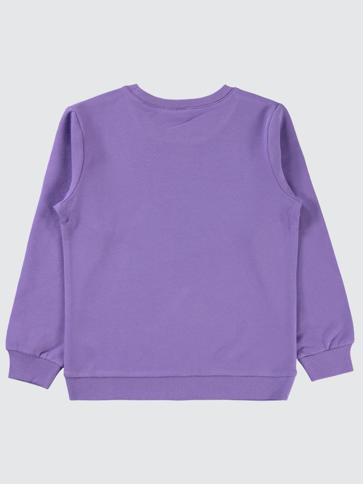 Civil Girls Basic 10-13 Yaş Sweatshirt - Lila