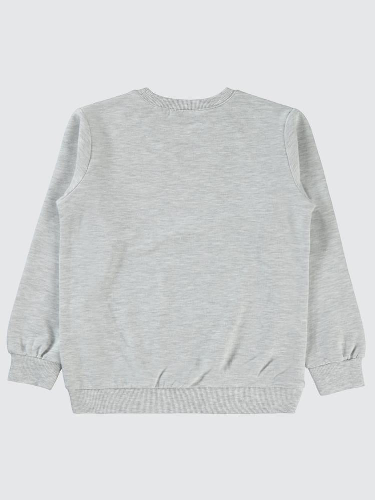 Civil Girls Basic 6-9 Yaş Sweatshirt - Ekru