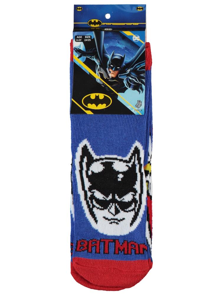 Batman 2'li 2-12 Yaş Erkek Soket Çorap