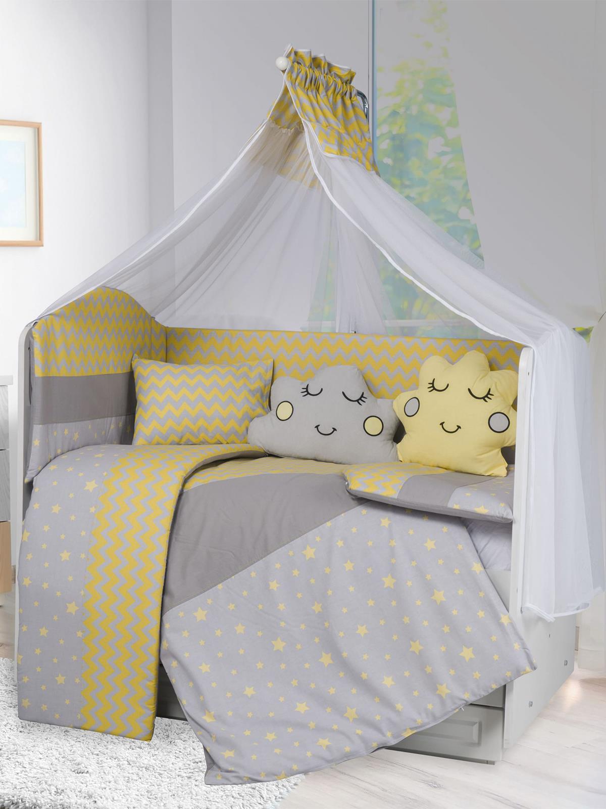 Aras Bebe Esila Uyku Seti 70x130 Cm - Sarı