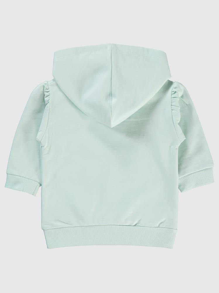 Civil Baby Basic Arma Etiketli 6-18 Ay Sweatshirt - Yeşil