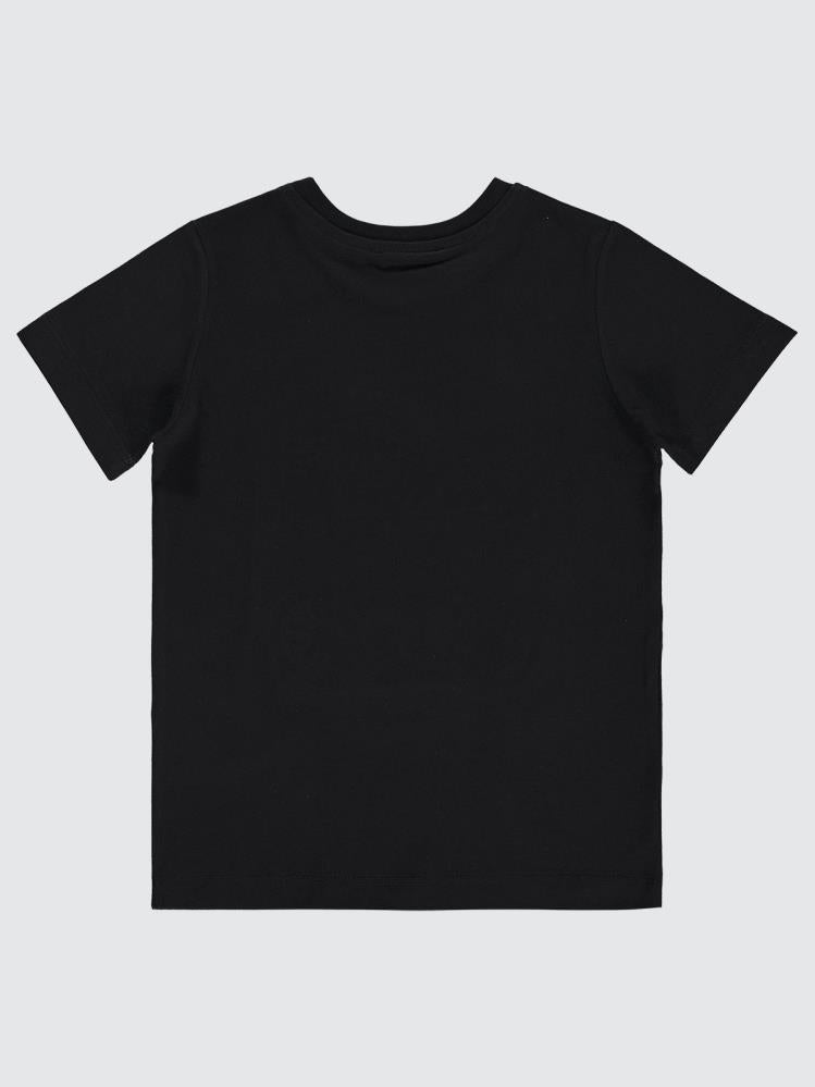 Civil Boys Cool Wave Ayakkabı Baskılı 10-13 Yaş Tişört - Siyah