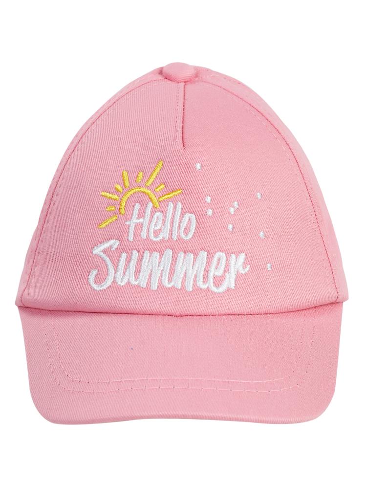 Hello 0-24 Ay Bebek Kep Şapka - Pembe