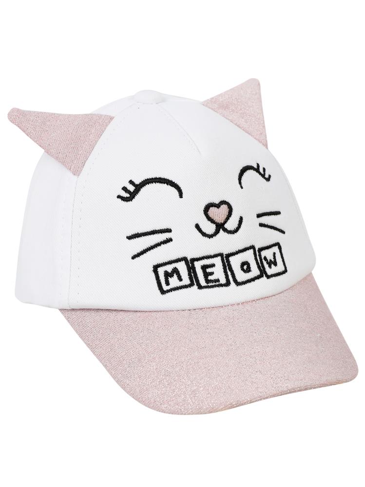Cat 0-24 Ay Bebek Kep Şapka - Beyaz