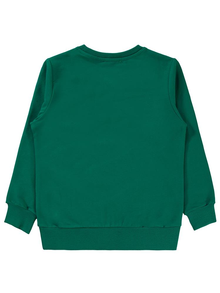 Civil Boys Qr Kod Etiketli 2-5 Yaş Sweatshirt - Yeşil