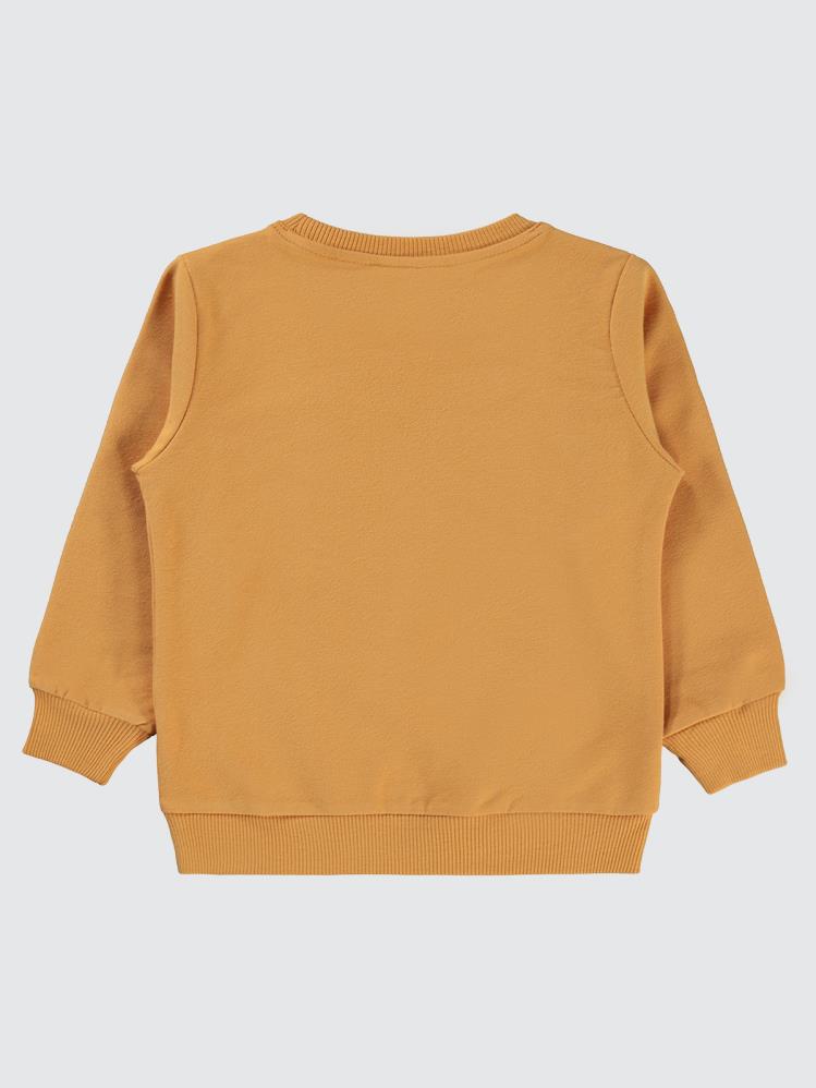 Civil Boys Qr Kod Etiketli 2-5 Yaş Sweatshirt - Turuncu