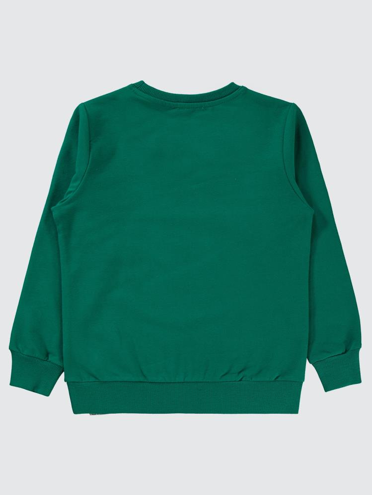 Civil Boys Qr Kod Etiketli 10-13 Yaş Sweatshirt - Yeşil