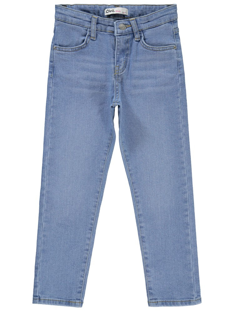 Civil Girls Basic 6-9 Yaş Pantolon - Mavi