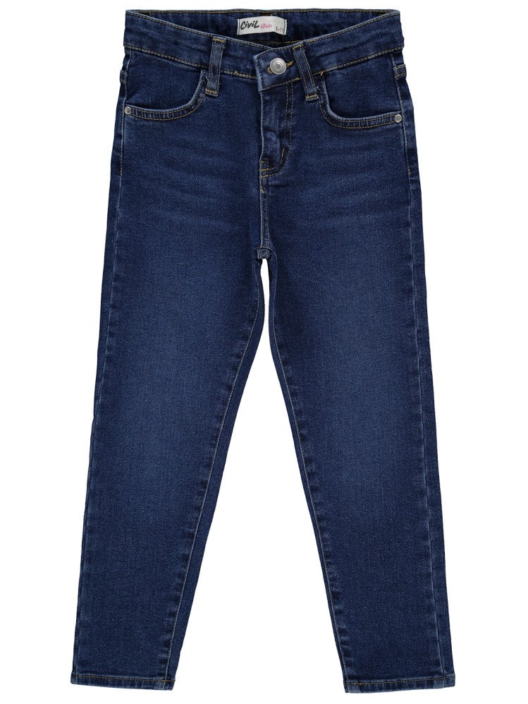 Civil Girls Basic 6-9 Yaş Pantolon - Mavi