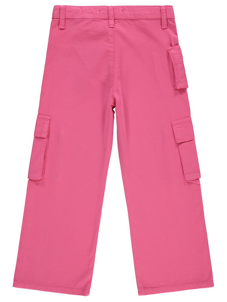 Civil Girls Üç Cepli Kargo 10-13 Yaş Pantolon - Fusya