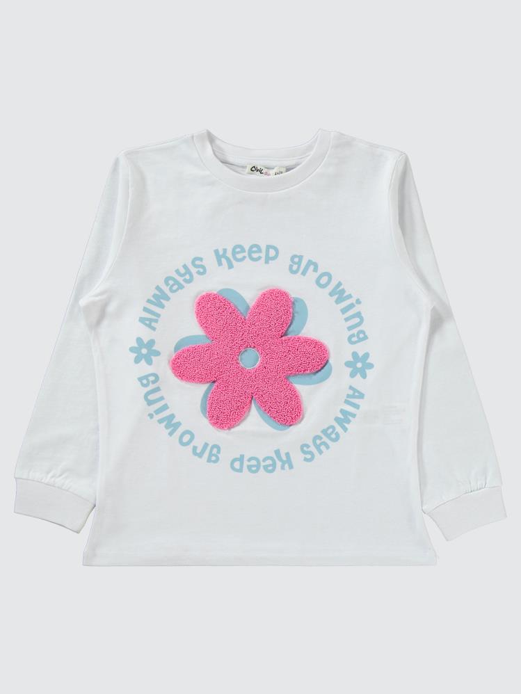 Civil Girls Papatya Desenli 10-13 Yaş Pijama Takımı - Pembe