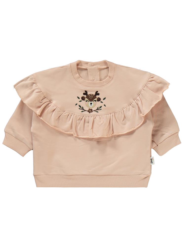 Civil Baby Nakışlı 6-18 Ay Takım - Bej