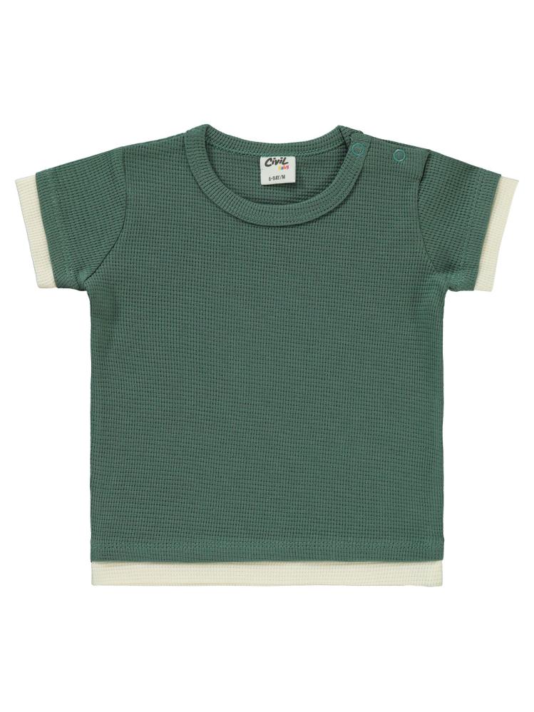 Civil Baby Çıkma Detaylı 6-18 Ay Takım - Haki