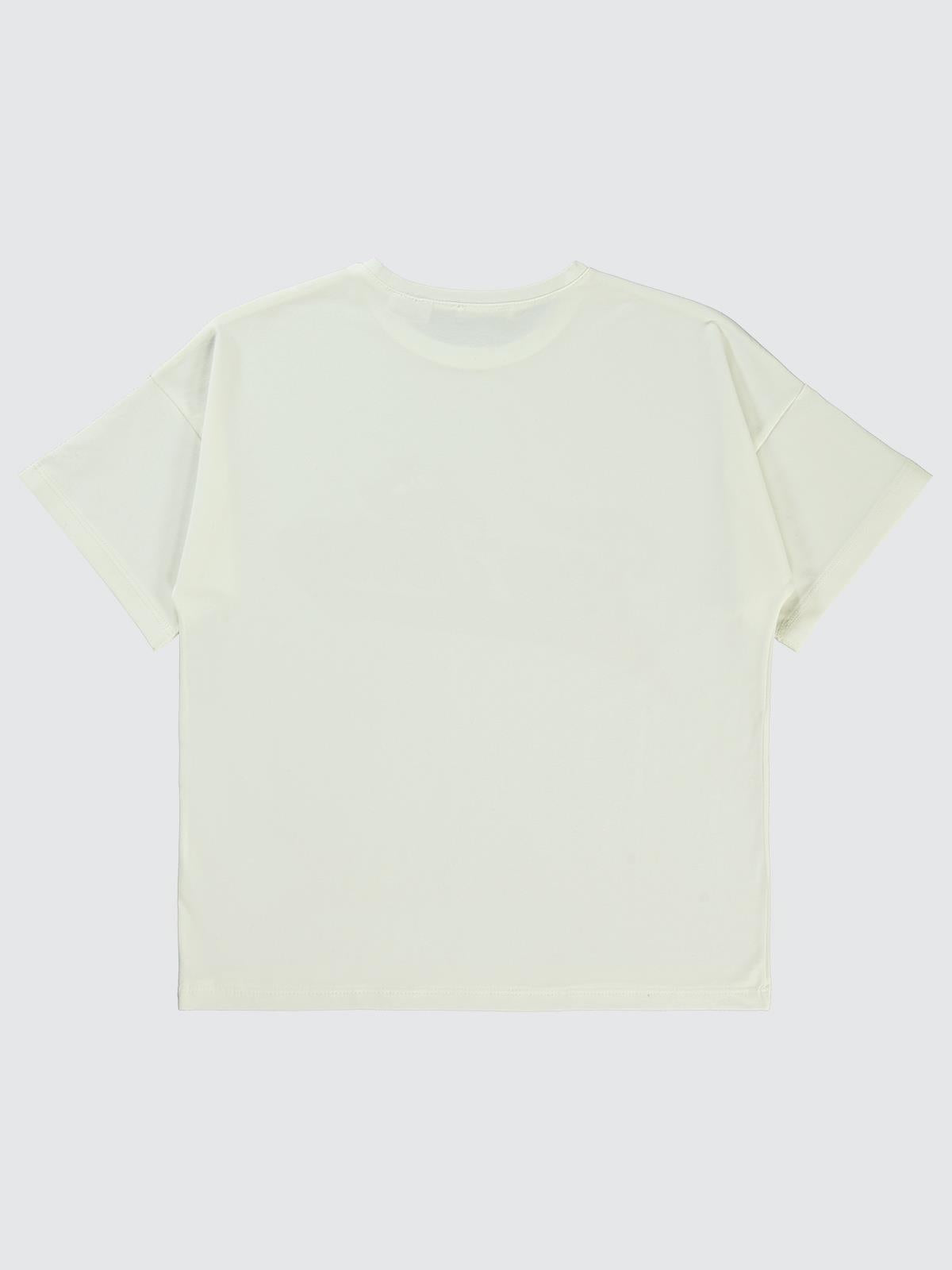 Tom and Jerry 10-13 Yaş Tişört - Ekru