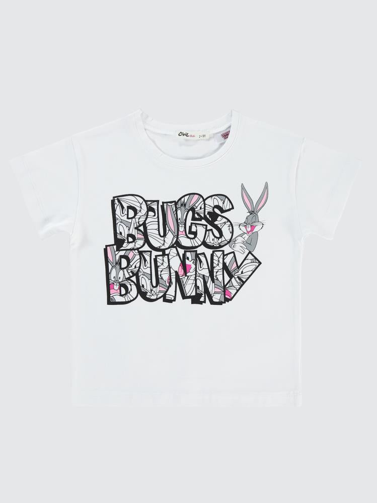 Bugs Bunny 2-5 Yaş Tişört - Beyaz