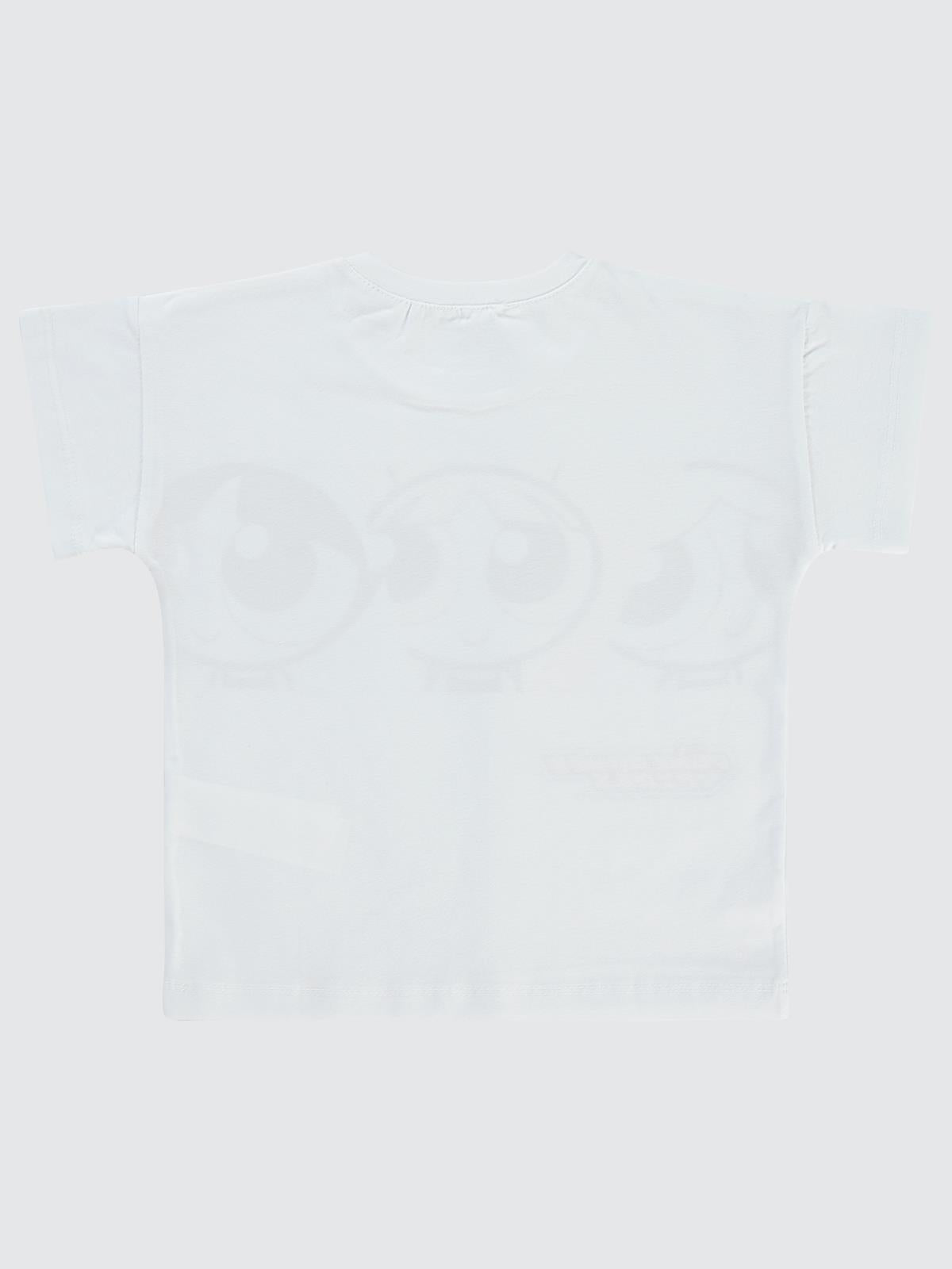 Powerpuff Girls 2-5 Yaş Tişört - Beyaz