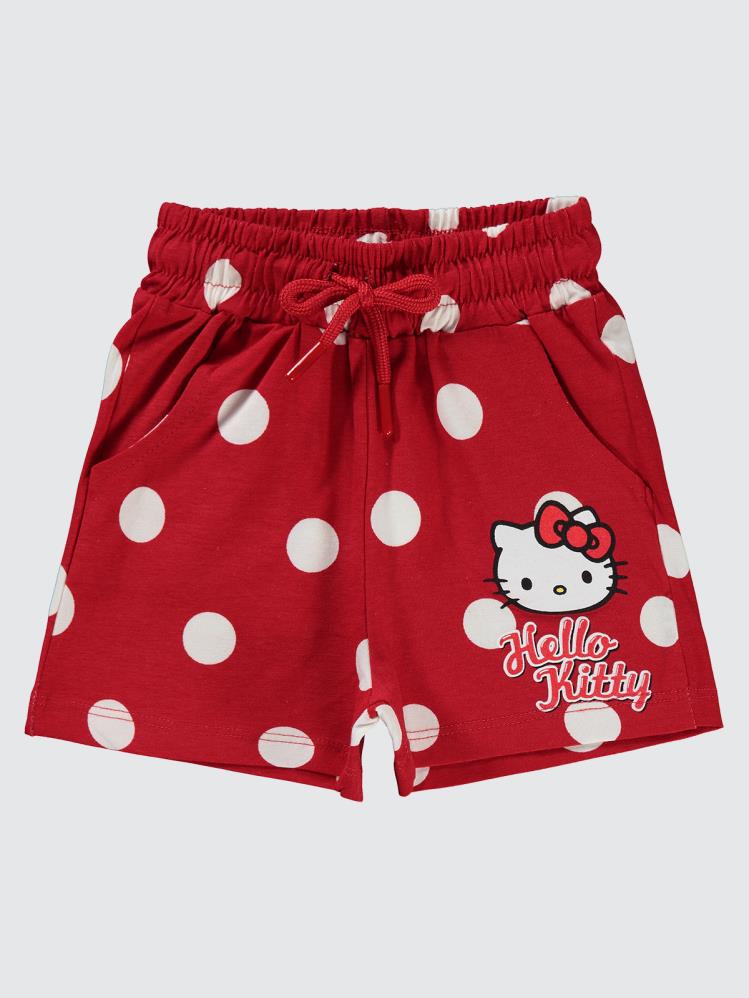 Hello Kitty 2-5 Yaş Şort - Turuncu