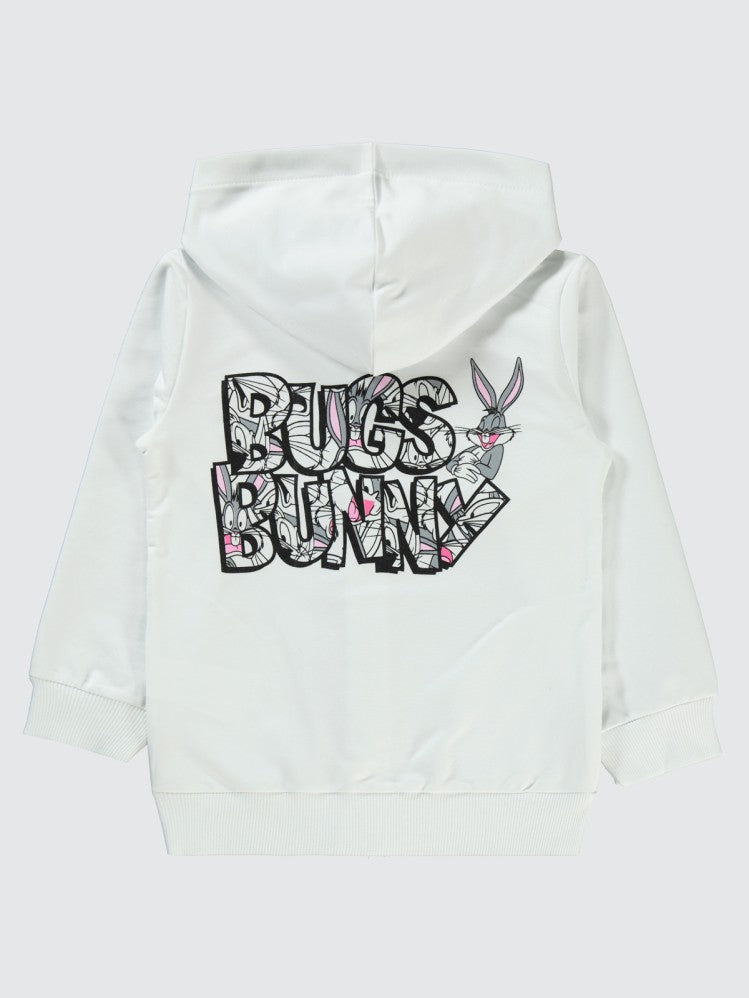 Bugs Bunny 6-9 Yaş Hırka - Beyaz