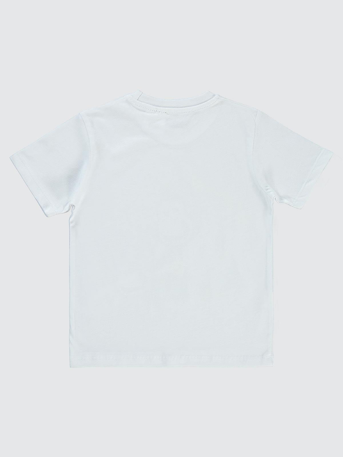 Kukuli Dütdüt Baskılı 2-5 Yaş Tişört - Beyaz