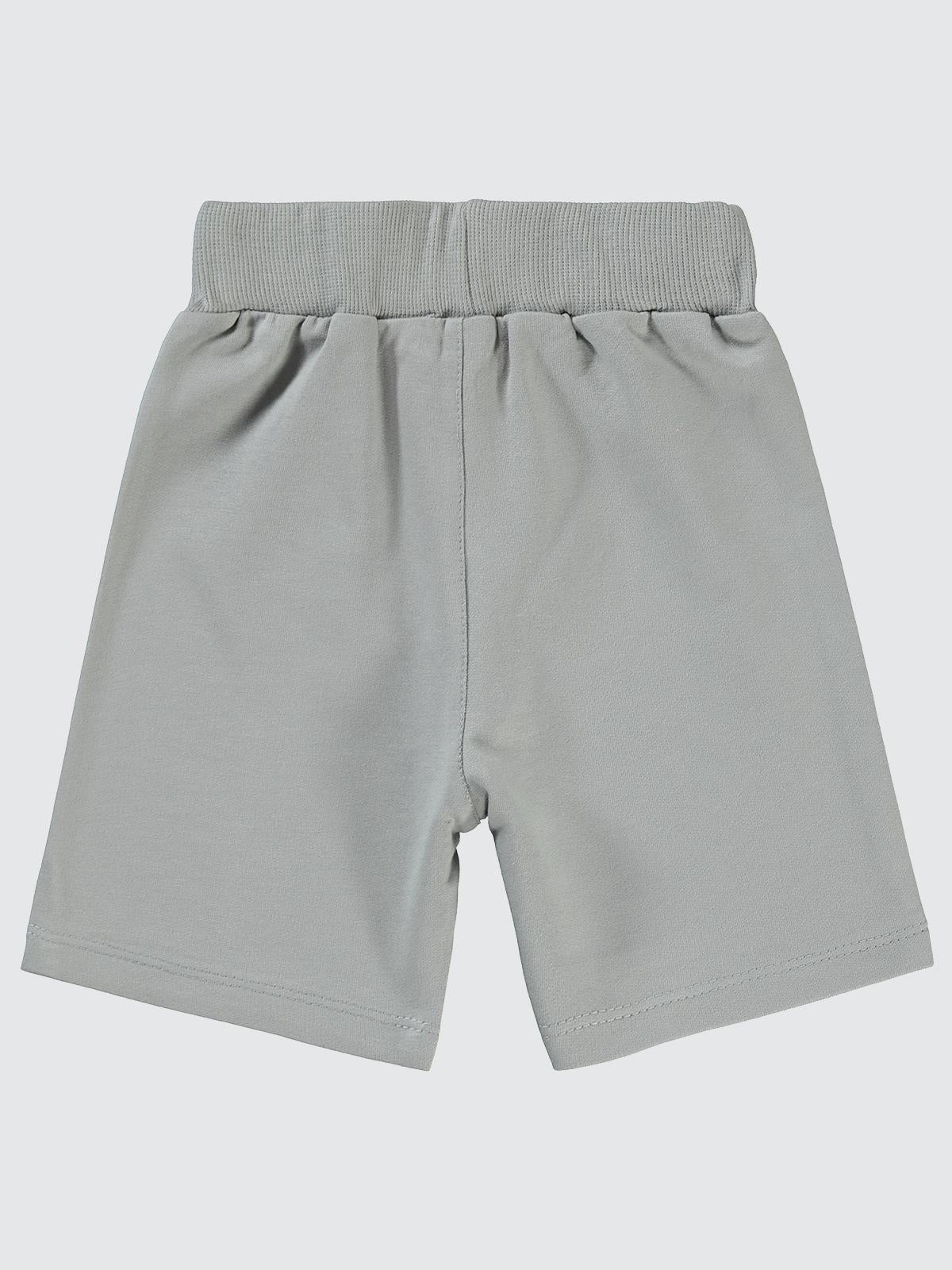 Kukuli Dütdüt Baskılı 2-5 Yaş Kapri - Gri