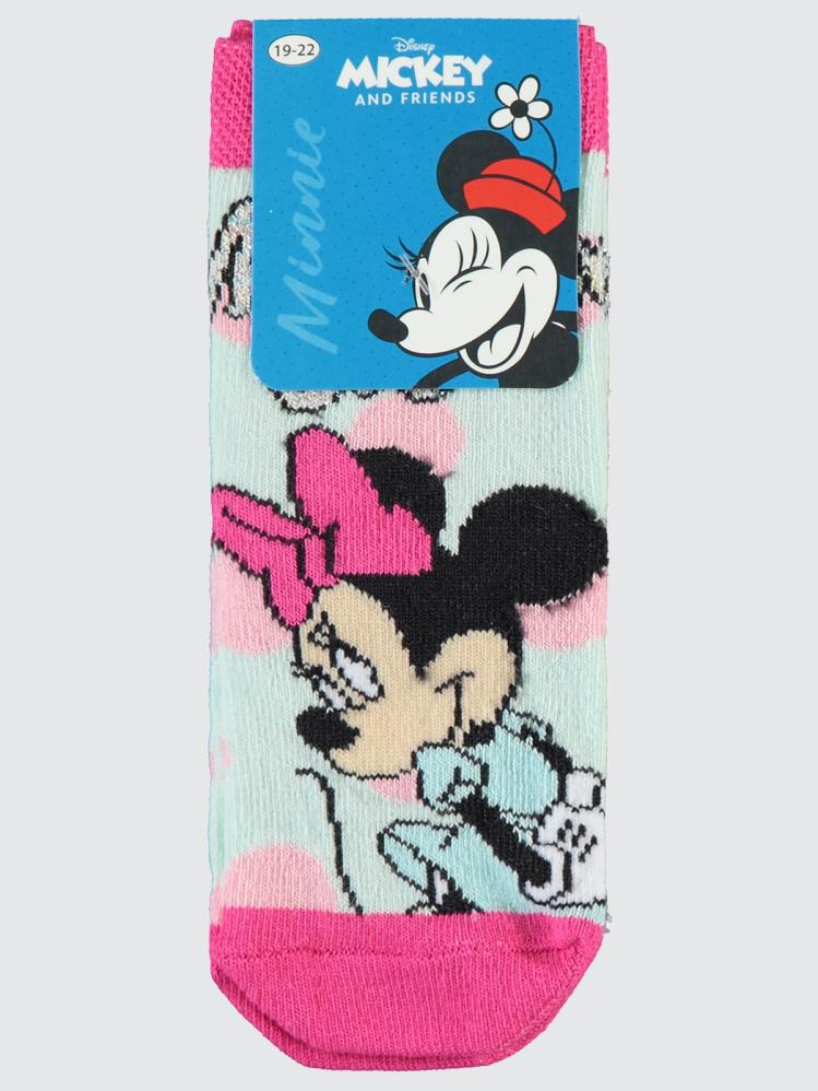 Minnie Mouse 3-11 Yaş Kız Soket Çorap
