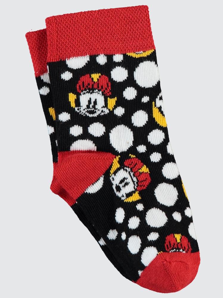 Minnie Mouse 3-11 Yaş Kız Soket Çorap